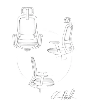 1. FAUTEUIL ERGONOMIQUE SOULY DOSSIER RESILLE DE NOWY STYL (1)
