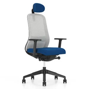 1. FAUTEUIL ERGONOMIQUE SOULY DOSSIER RESILLE DE NOWY STYL (3)