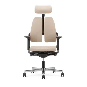 1. FAUTEUIL ERGONOMIQUE XILIUM DOSSIER TISSU DE NOWY STYL