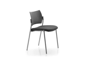 1. CHAISE VISITEUR DE BUREAU TERTIO DOSSIER TISSU DE SOKOA (2)