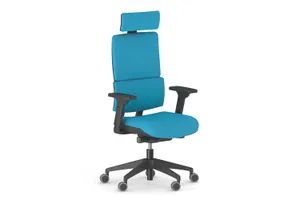 1. FAUTEUIL DE BUREAU WI MAX DOSSIER TISSU DE SOKOA