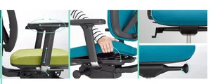 FAUTEUIL ERGONOMIQUE FLEXI DOSSIER TISSU DE RIM