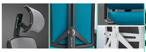 FAUTEUIL ERGONOMIQUE FLEXI DOSSIER TISSU DE RIM
